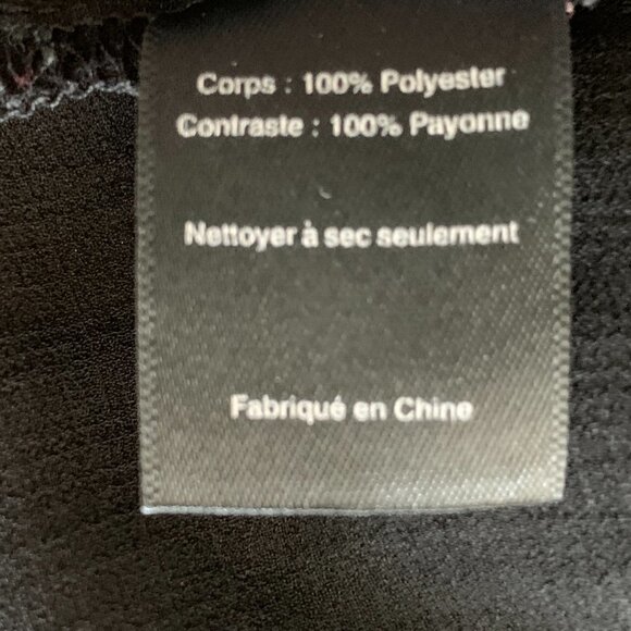 ASTR The Label Sleeveless Tiered Tank Top Semi-Sheer Bottom S Black #36B - Picture 7 of 8